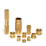 High precision custom brass CNC machining knurled parts